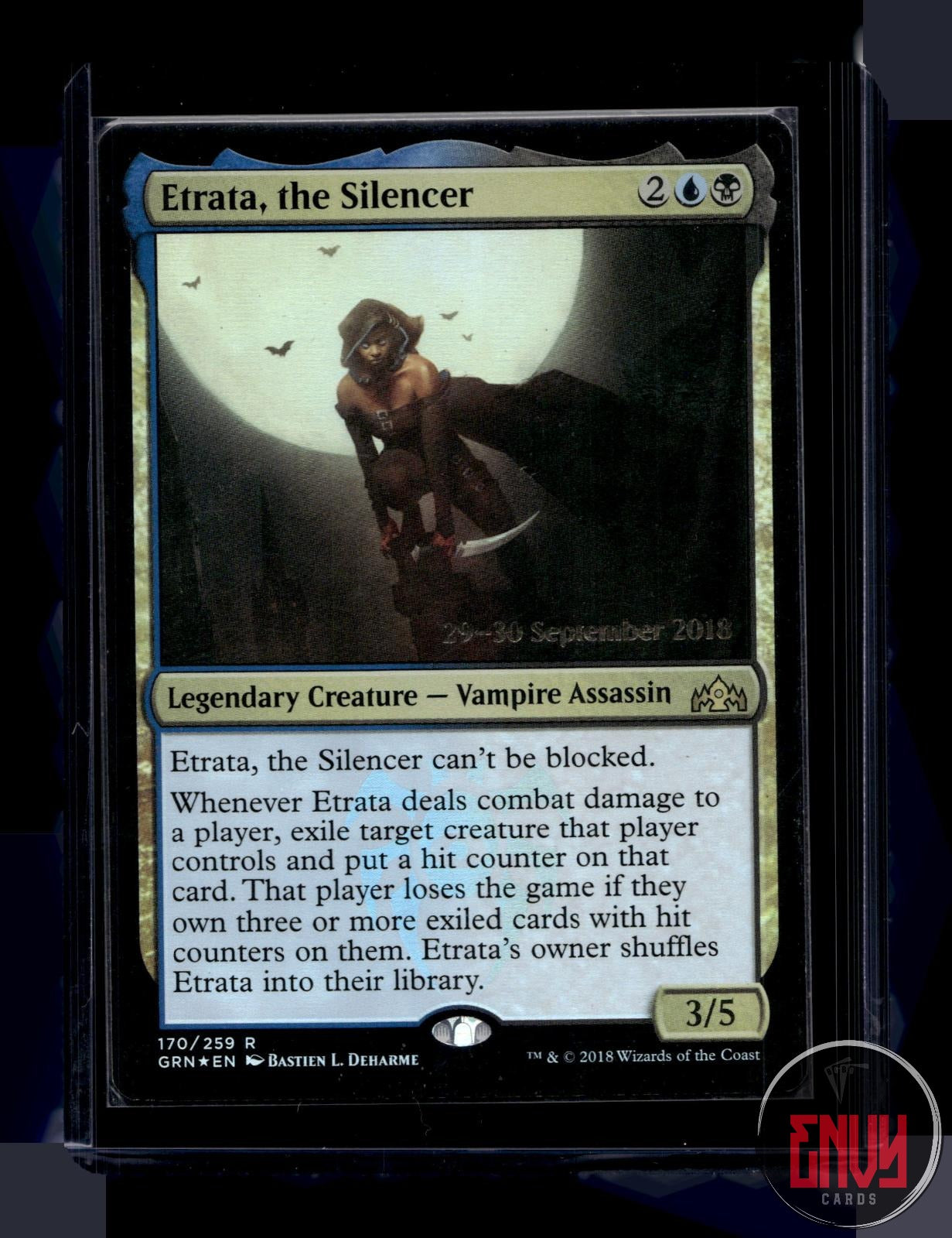 Etrata, the Silencer LP 170 Rare Prerelease Cards Magic: The Gathering Foil