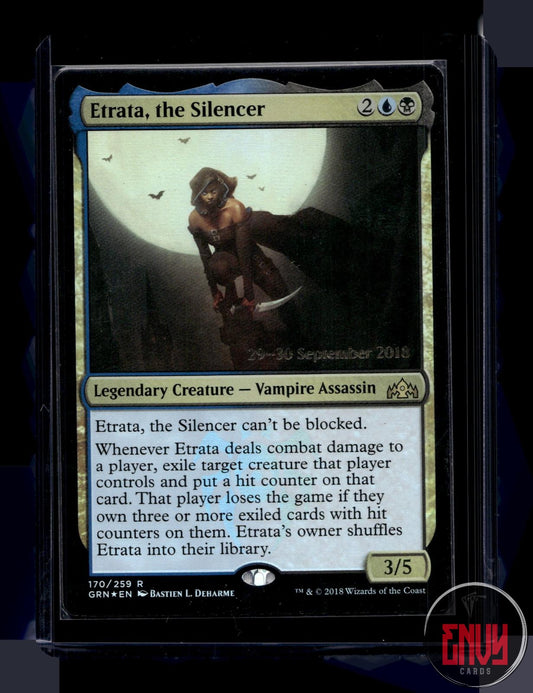 Etrata, the Silencer LP 170 Rare Prerelease Cards Magic: The Gathering Foil
