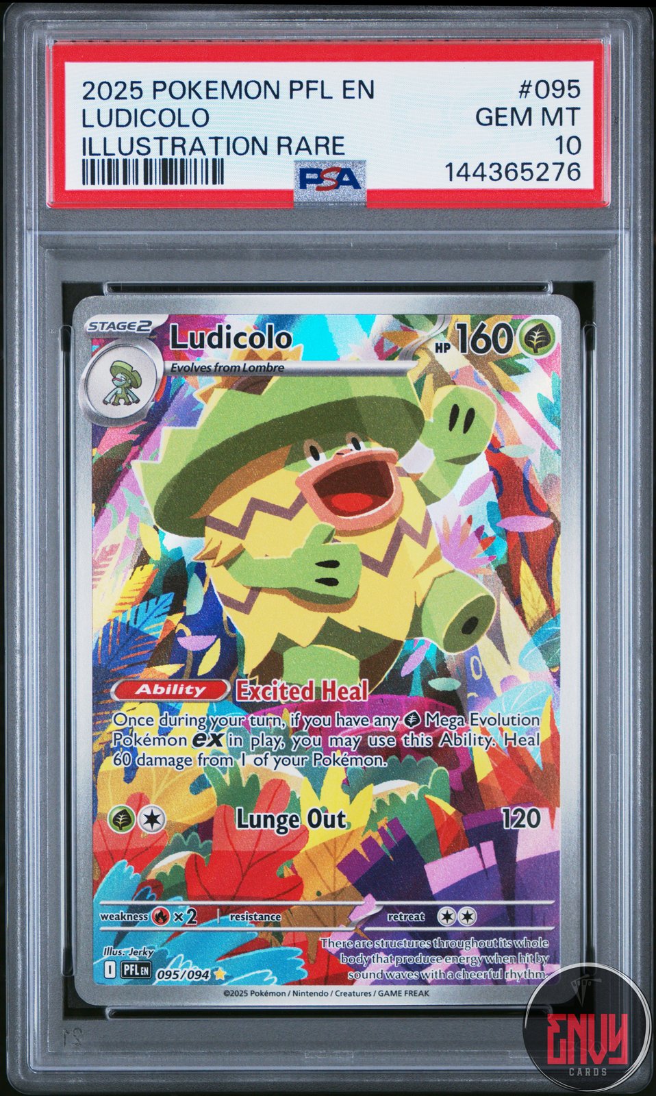 Ludicolo 095/094 Illustration Rare Pokemon PSA 10 Gem Mint
