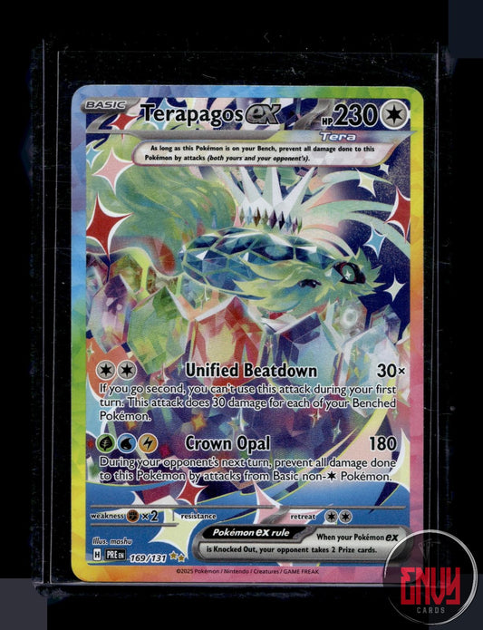 Terapagos ex - 169/131 NM 169/131 SV: Prismatic Evolutions Pokemon NM