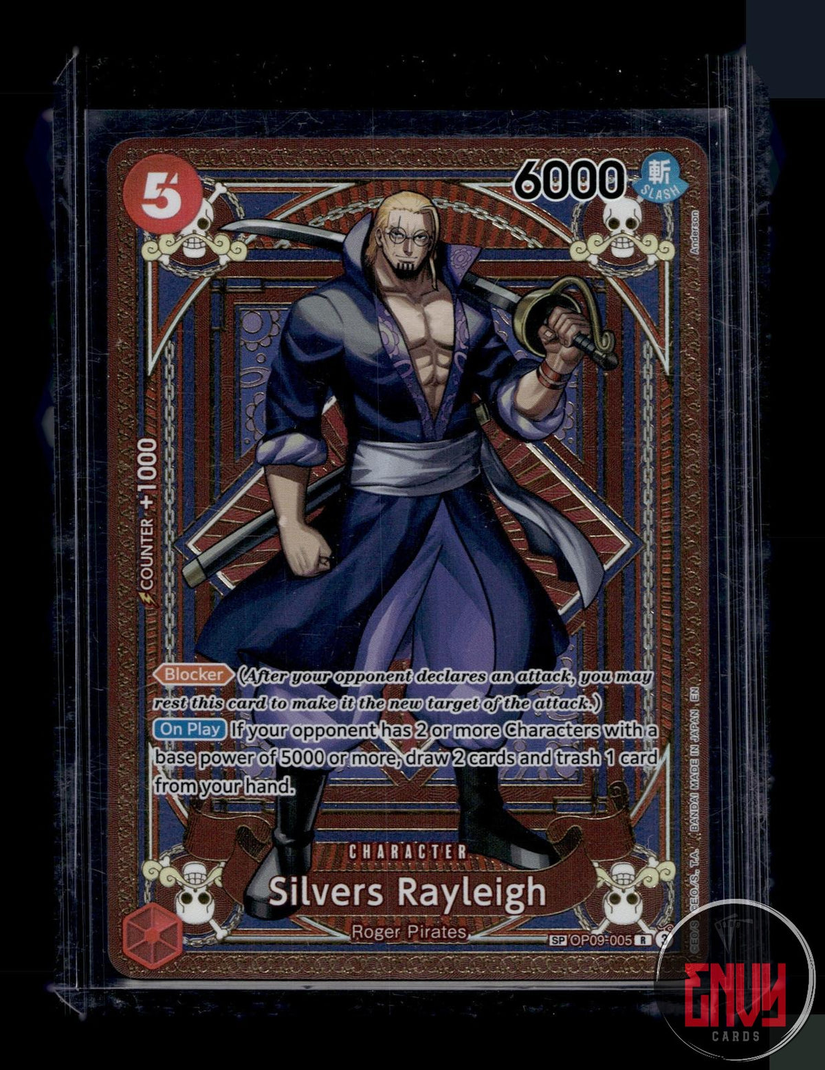 Silvers Rayleigh (SP) NM OP09-005 R A Fist of Divine Speed One Piece Foil