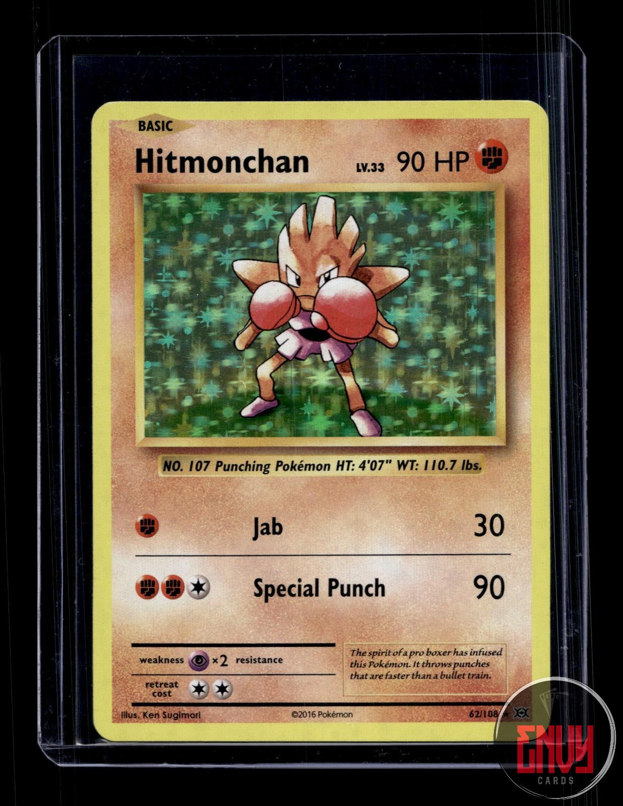 Hitmonchan (XY Evolutions) Near Mint 62/108 Rare Deck Exclusives Pokemon