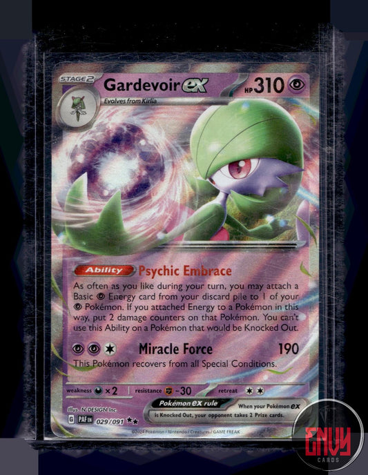 Gardevoir ex Near Mint 029/091 Double Rare Paldean Fates Pokemon