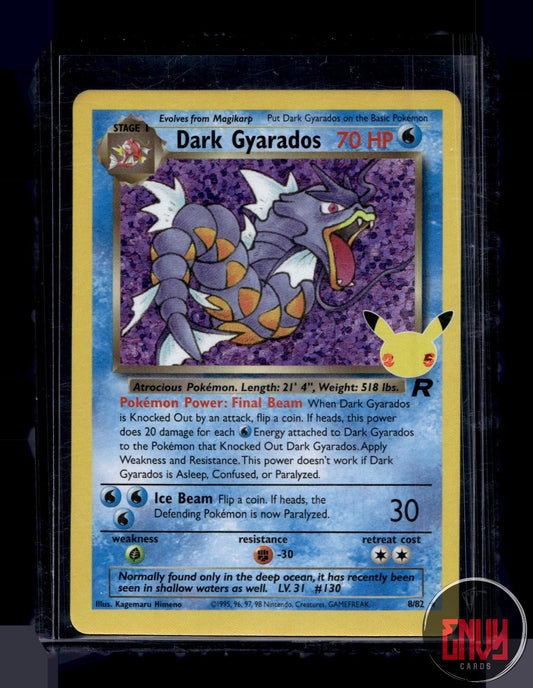 Dark Gyarados NM 8/82 Celebrations: Classic Collection Pokemon Holo