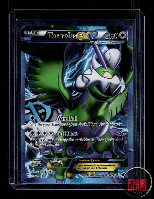 Tornadus EX Moderately Played 114/116 Ultra Rare Plasma Freeze Pokemon