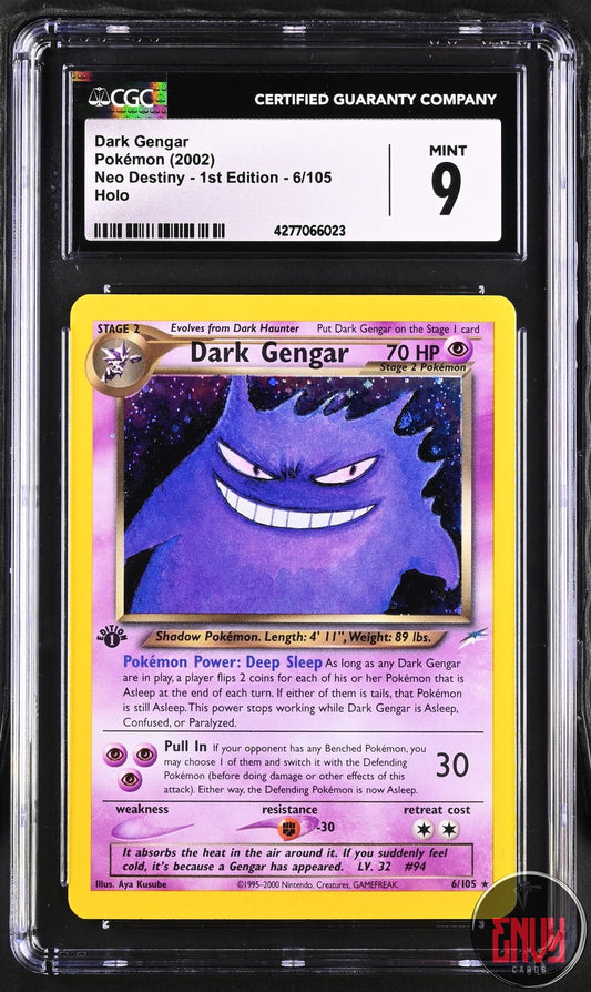 Dark Gengar 6/105 Holo Neo Destiny - 1st Ed. Pokemon CGC 9 Mint