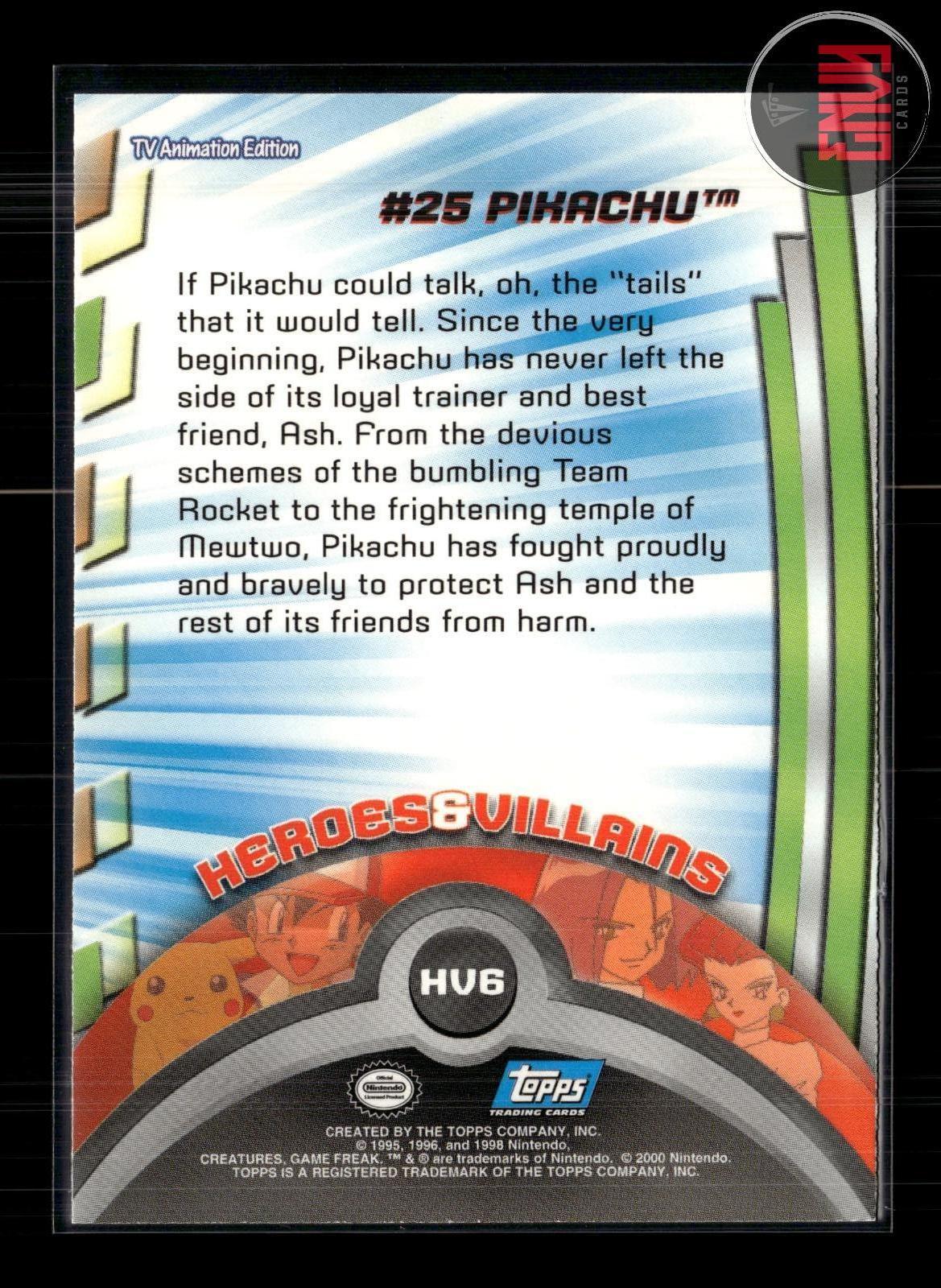 Pikachu LP #152 Topps Trading Cards Series 3 Pokemon
