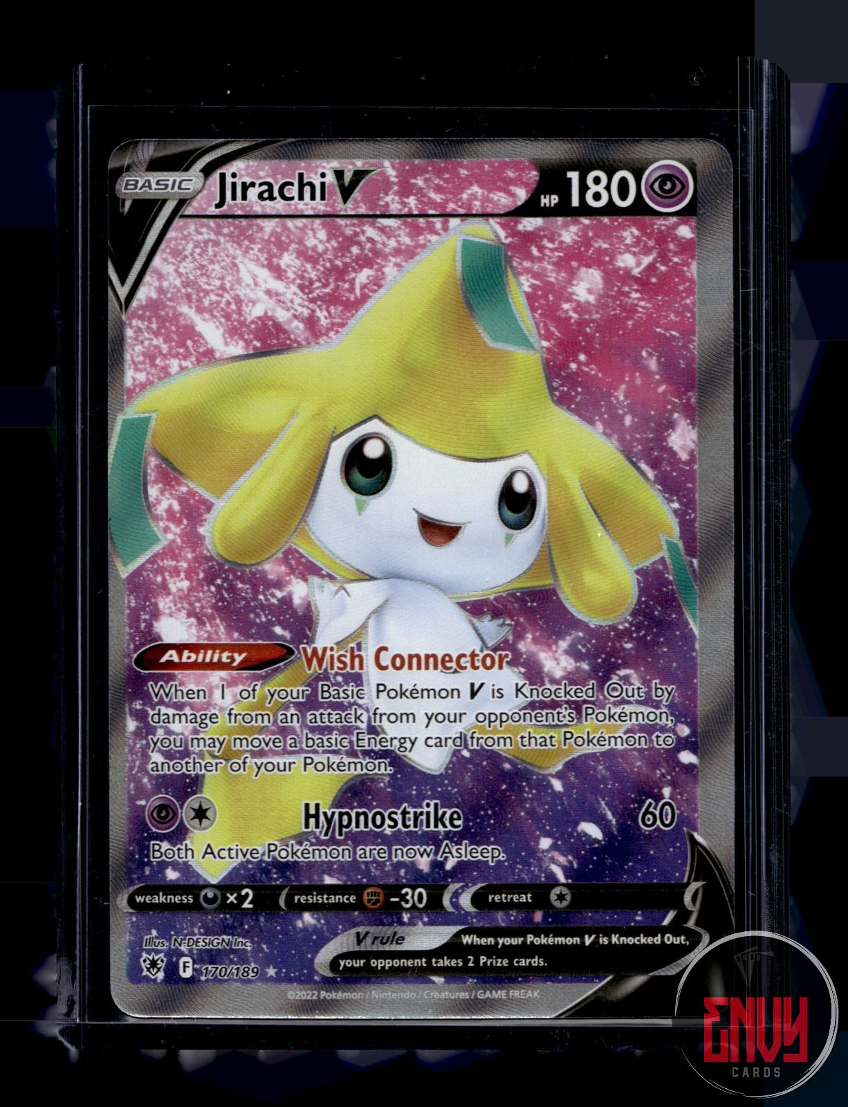 Jirachi V Near Mint 170/189 Ultra Rare Astral Radiance Pokemon