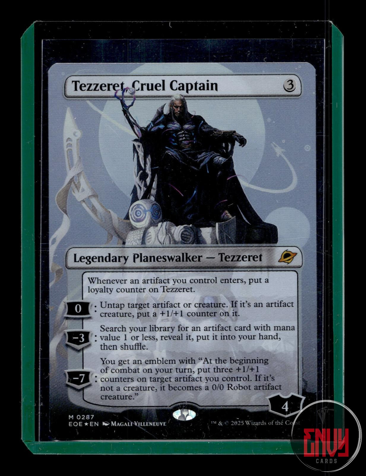 Tezzeret, Cruel Captain, NM 287 Edge of Eternities Magic: The Gathering Foil