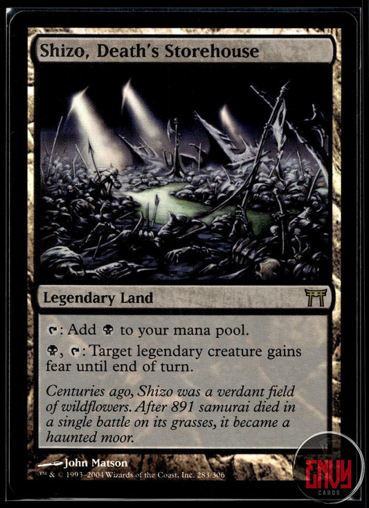 Shizo, Death's Storehouse Near Mint 283 Rare Champions of Kamigawa Foil