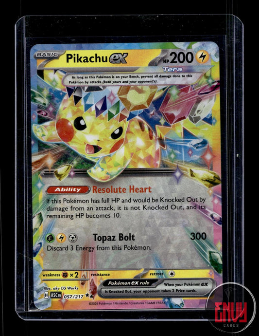 Pikachu ex Near Mint 057/191 Double Rare Surging Sparks Pokemon