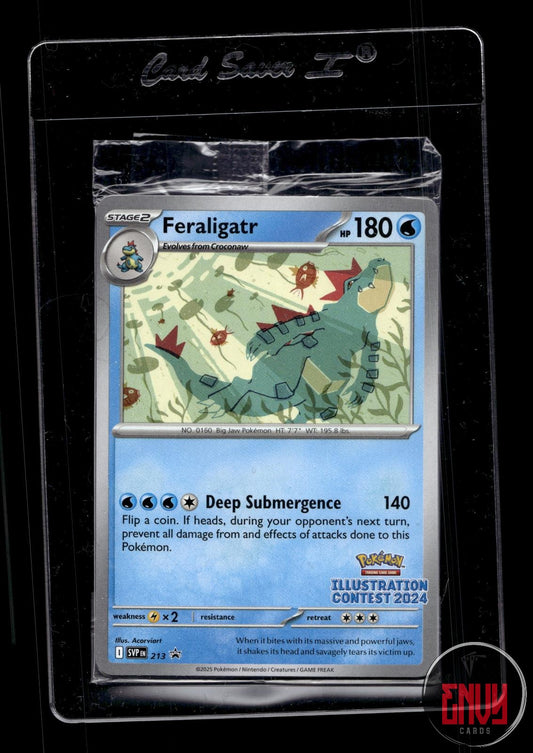 Feraligatr SEALED (Illustration Contest 2024) NM 213 SVP Pokemon