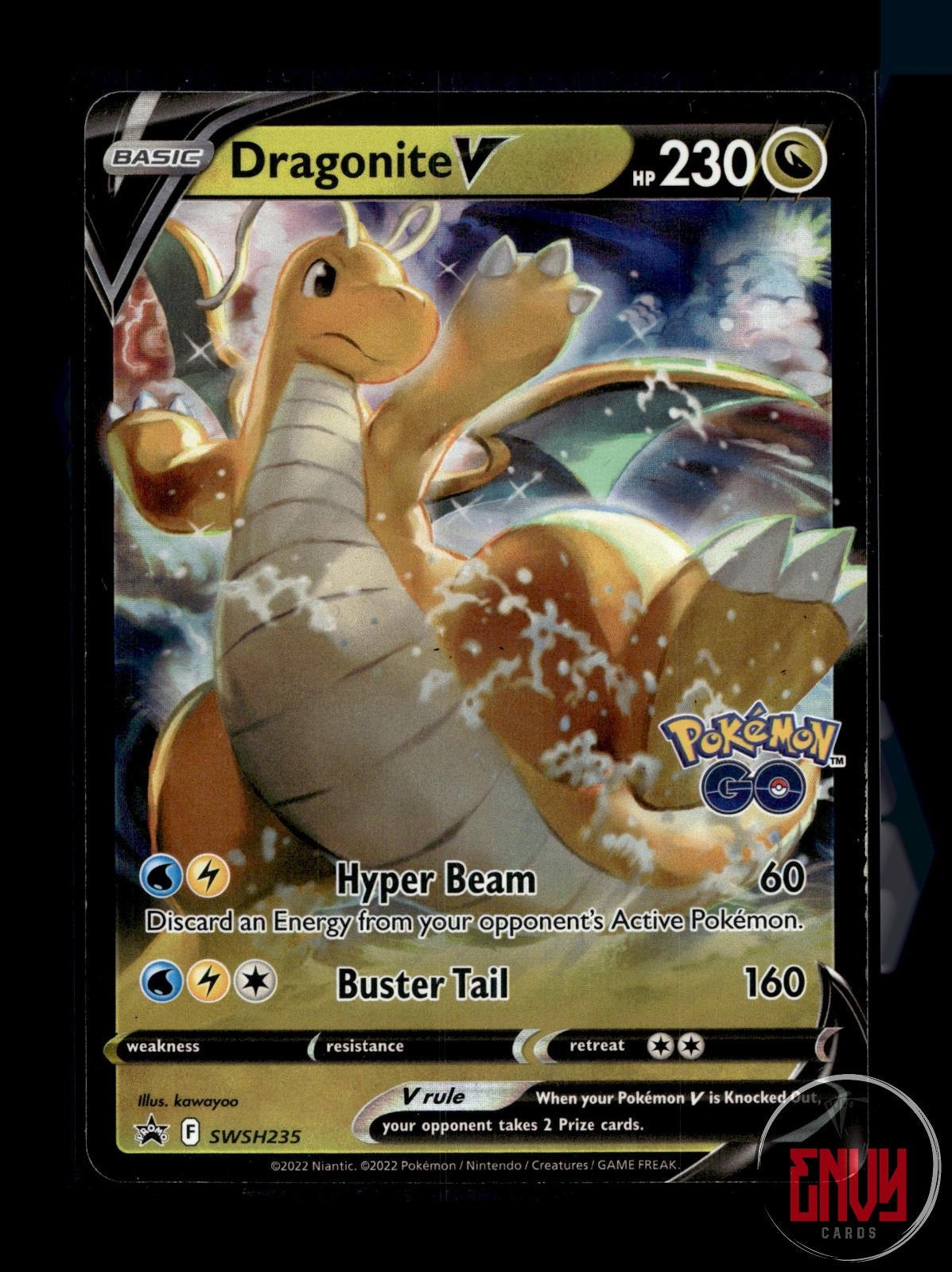 Dragonite V NM SWSH235 P Sword & Shield Promo Pokemon Holo