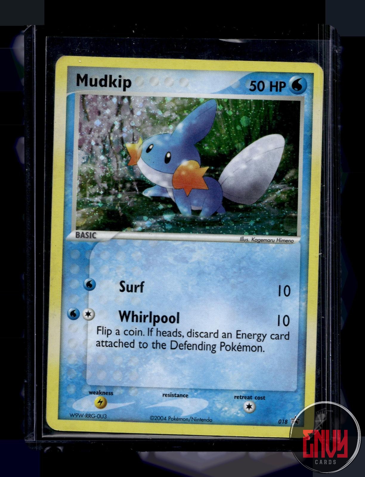 Mudkip Moderately Played 018 Promo Nintendo Black Star Promos Pokemon Holo