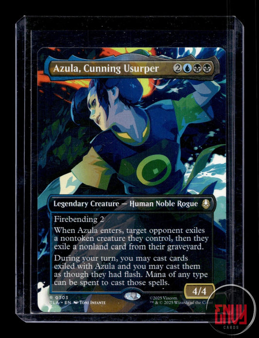 Azula, Cunning Usurper (Borderless) LP 303 Rare Avatar: The Last Airbender