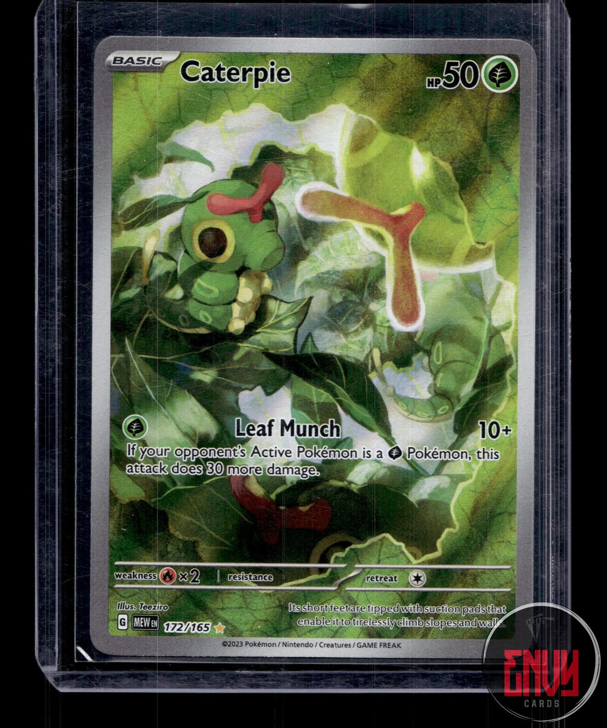 Caterpie NM 172/165 IR 151 Pokemon Holo