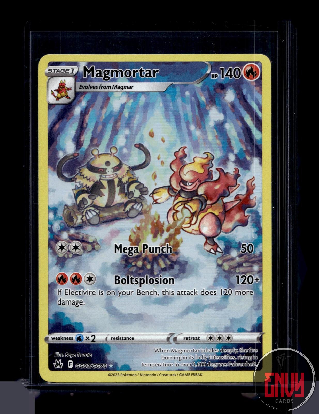 Magmortar NM GG03/GG70 Crown Zenith Galarian Gallery Pokemon Holo