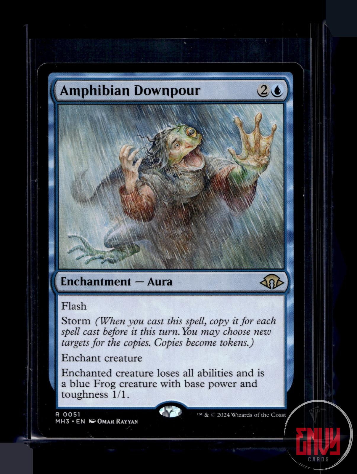 Amphibian Downpour LP 51 Rare Modern Horizons 3 Magic: The Gathering