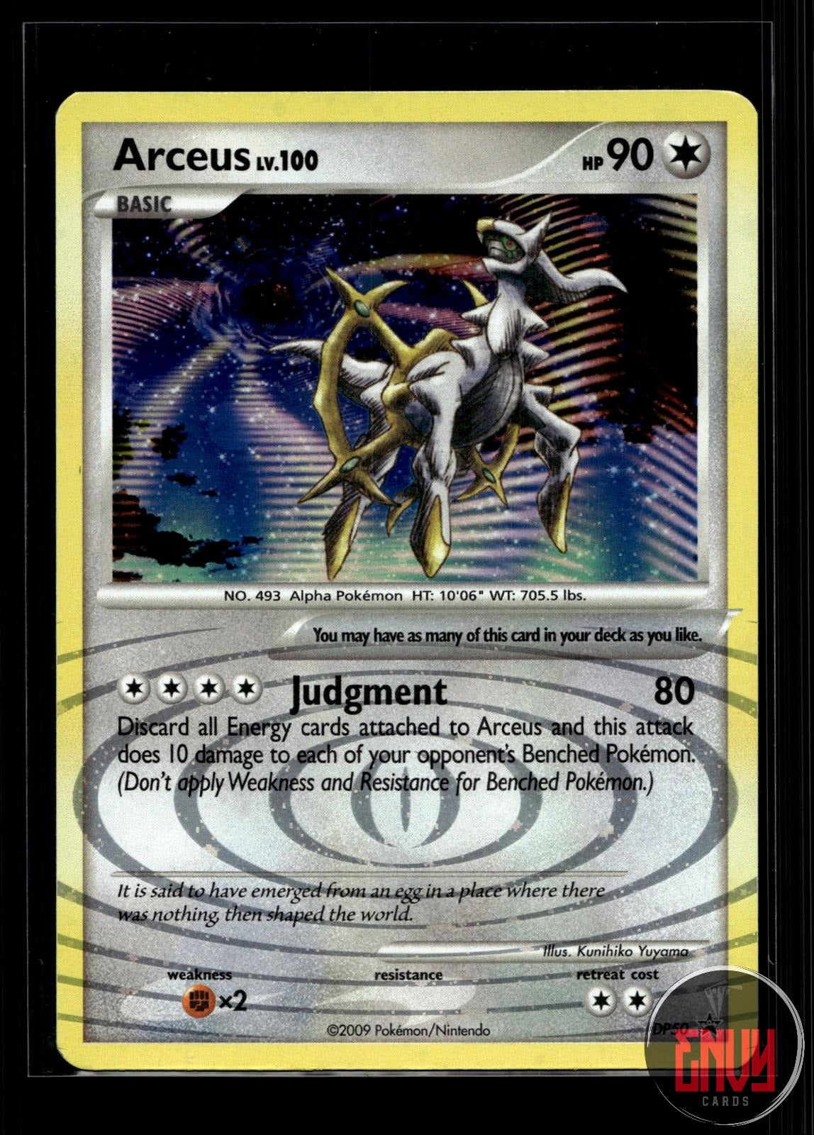 Arceus LP DP50 P Diamond and Pearl Promos Pokemon Holo