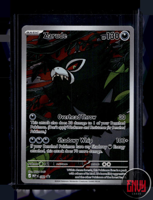 Zarude Near Mint 088 Promo ME: Mega Evolution Promo Pokemon Holo