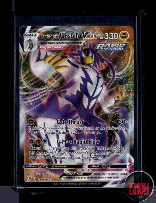 Rapid Strike Urshifu VMAX Near Mint 088/163 VMAX Rare Battle Styles Pokemon