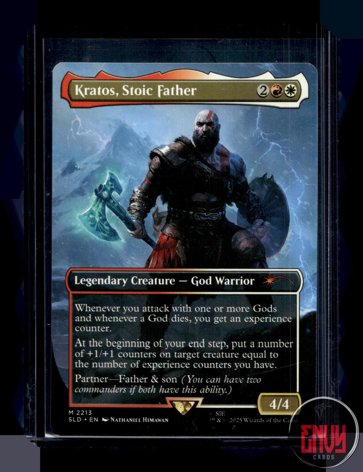 Kratos, Stoic Father NM 2213 Mythic Secret Lair Drop Series Magic: The Gathering