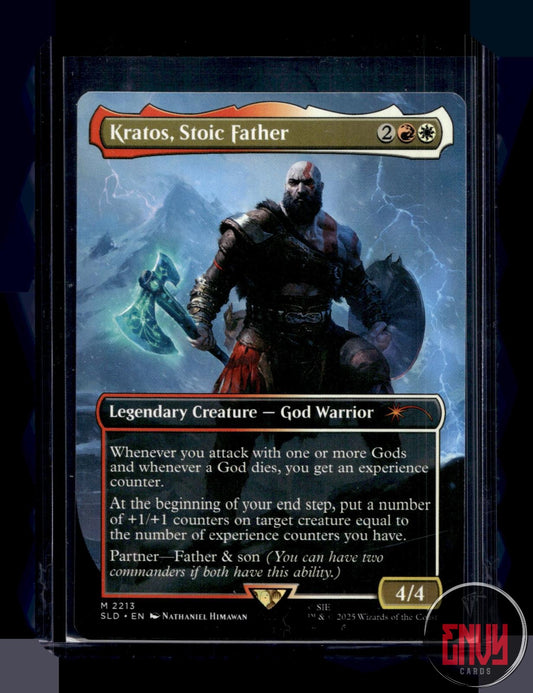 Kratos, Stoic Father NM 2213 Mythic Secret Lair Drop Series Magic: The Gathering