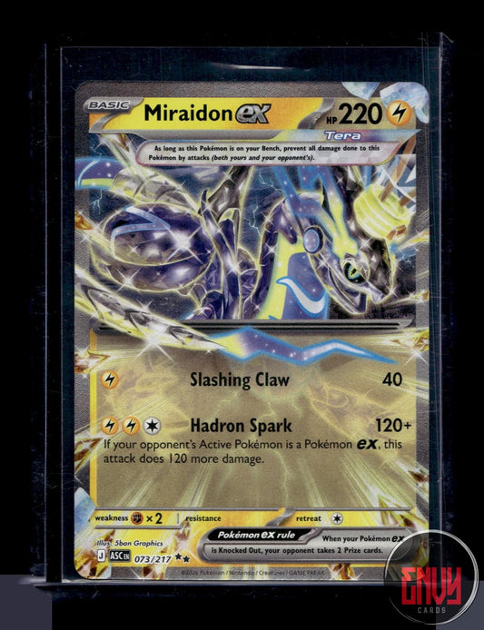 Miraidon ex Near Mint 073/217 Double Rare Ascended Heroes Pokemon