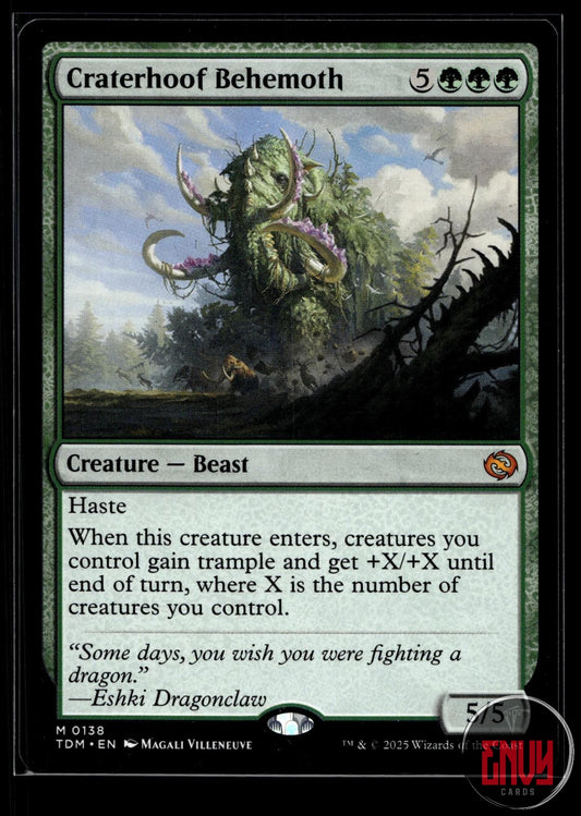 Craterhoof Behemoth Near Mint 138 Mythic Tarkir: Dragonstorm