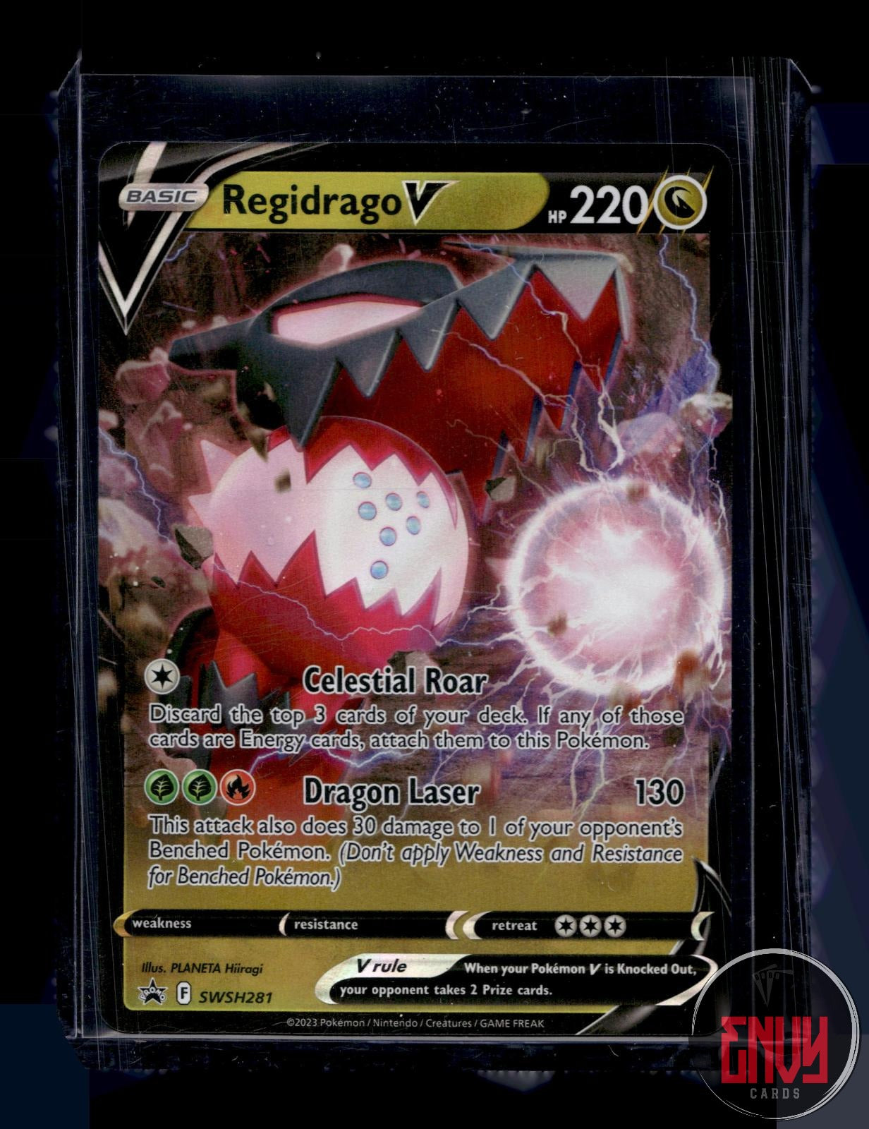 Regidrago V Near Mint SWSH281 Promo Sword & Shield Promo Pokemon Holo
