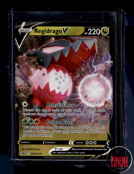 Regidrago V Near Mint SWSH281 Promo Sword & Shield Promo Pokemon Holo