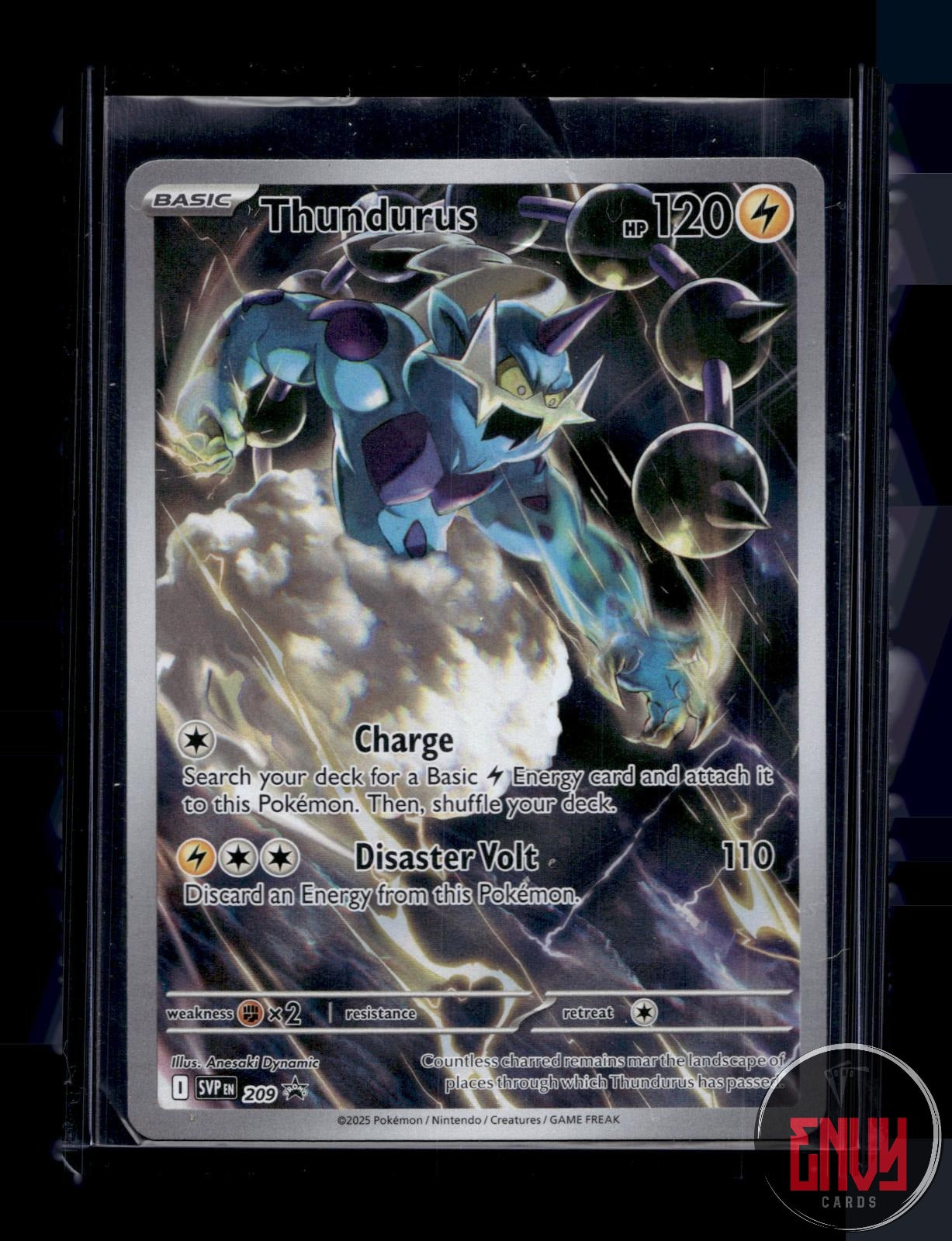 Thundurus Lightly Played 209 Promo Scarlet & Violet Promo Pokemon Holo