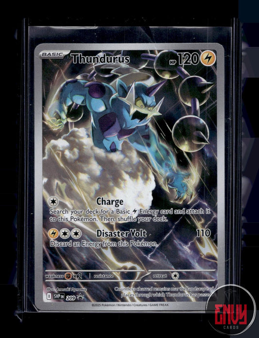 Thundurus Lightly Played 209 Promo Scarlet & Violet Promo Pokemon Holo