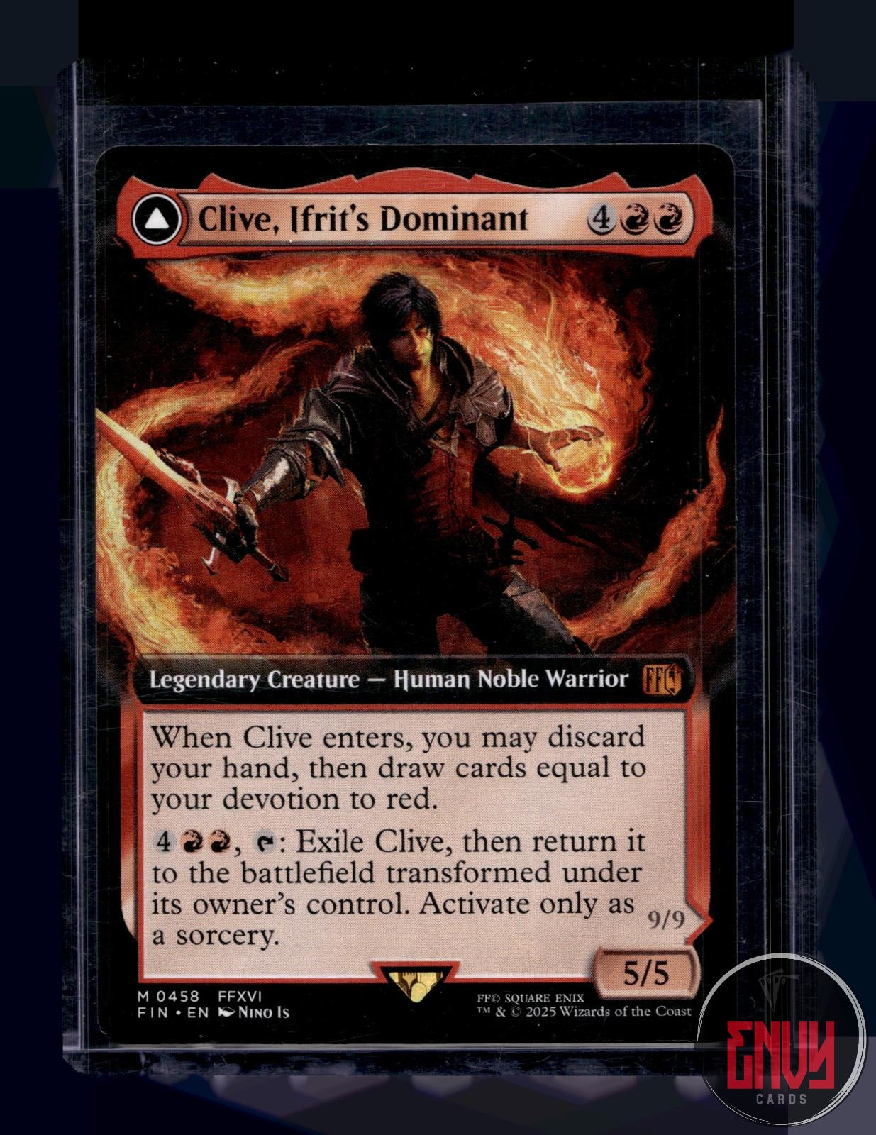 Clive, Ifrit's Dominant (Extended Art) NM 458 FINAL FANTASY Magic: The Gathering