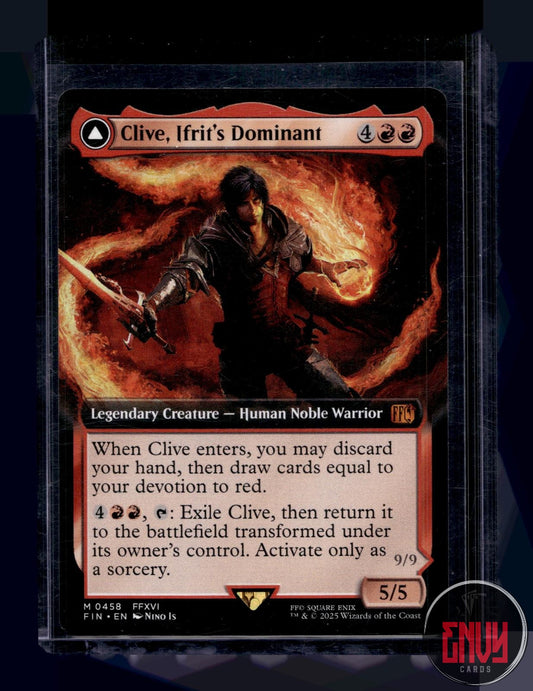 Clive, Ifrit's Dominant (Extended Art) NM 458 FINAL FANTASY Magic: The Gathering