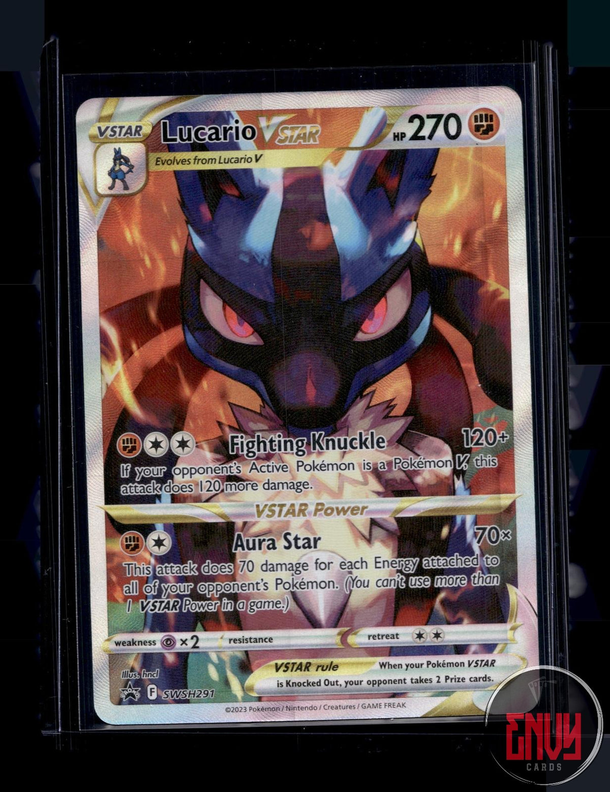 Lucario VSTAR LP SWSH291 P Sword & Shield Promo Pokemon Holo