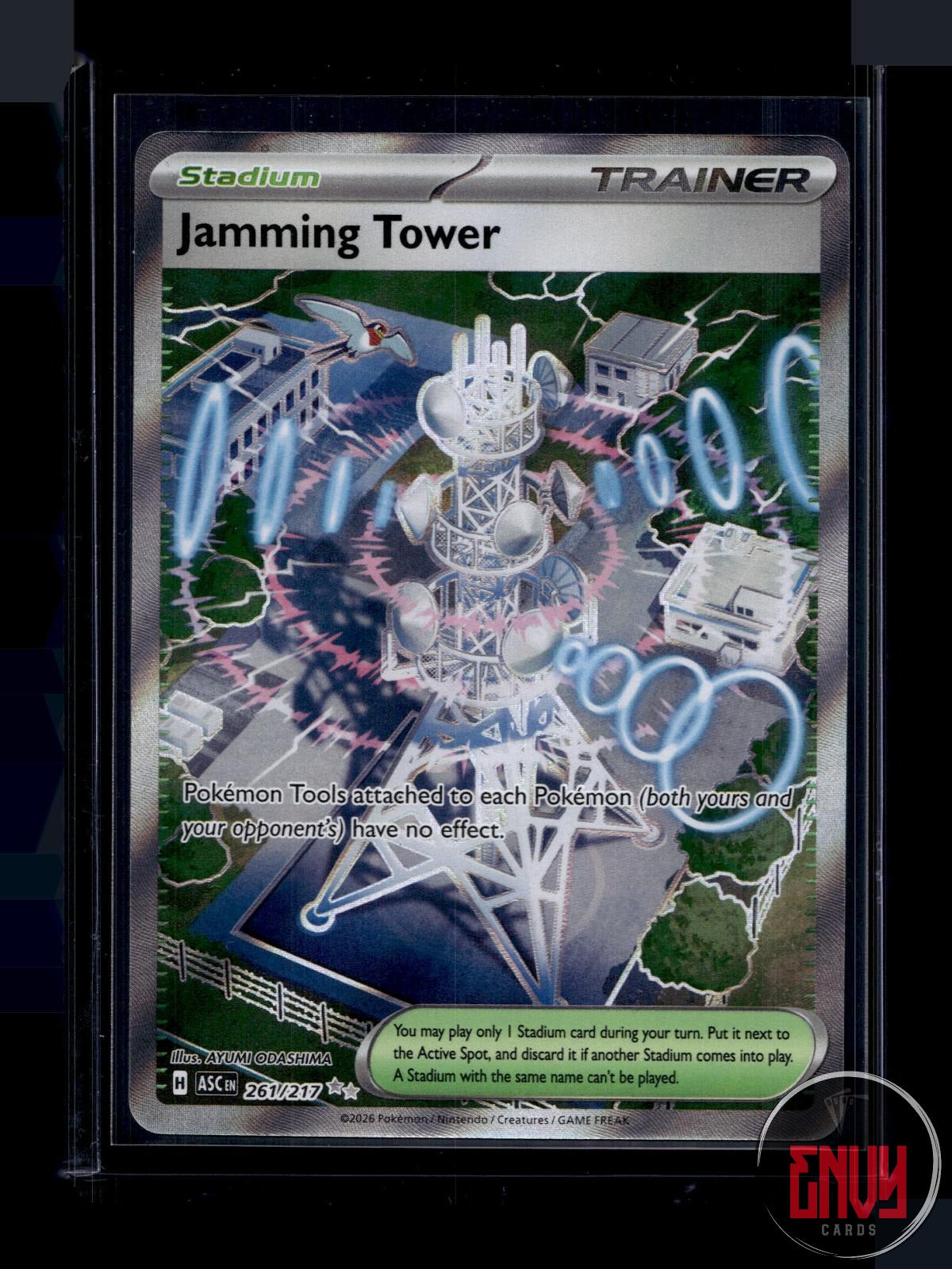 Jamming Tower NM 261/217 UR Ascended Heroes Pokemon Holo
