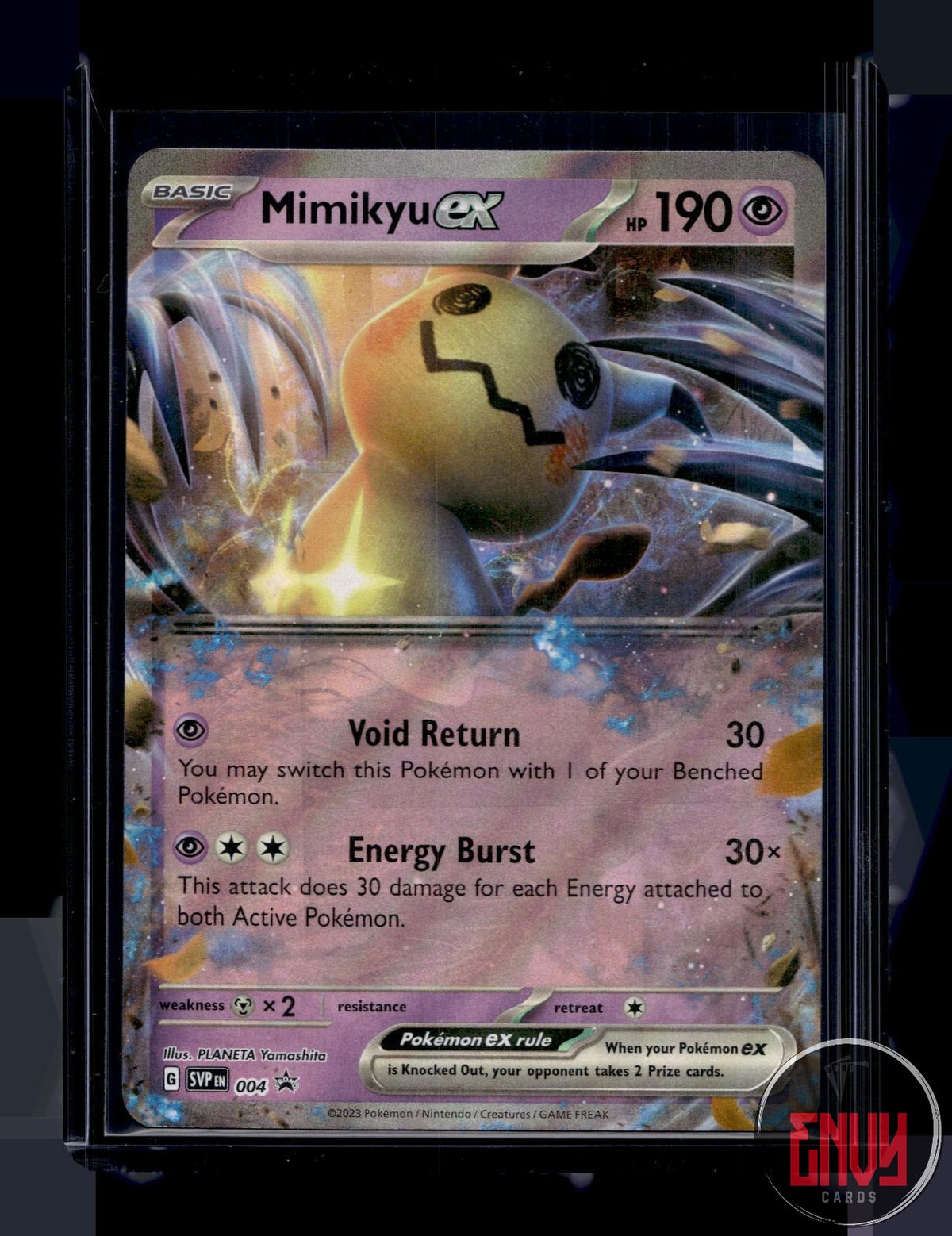 Mimikyu ex Near Mint 004 Promo Scarlet & Violet Promo Pokemon Holo