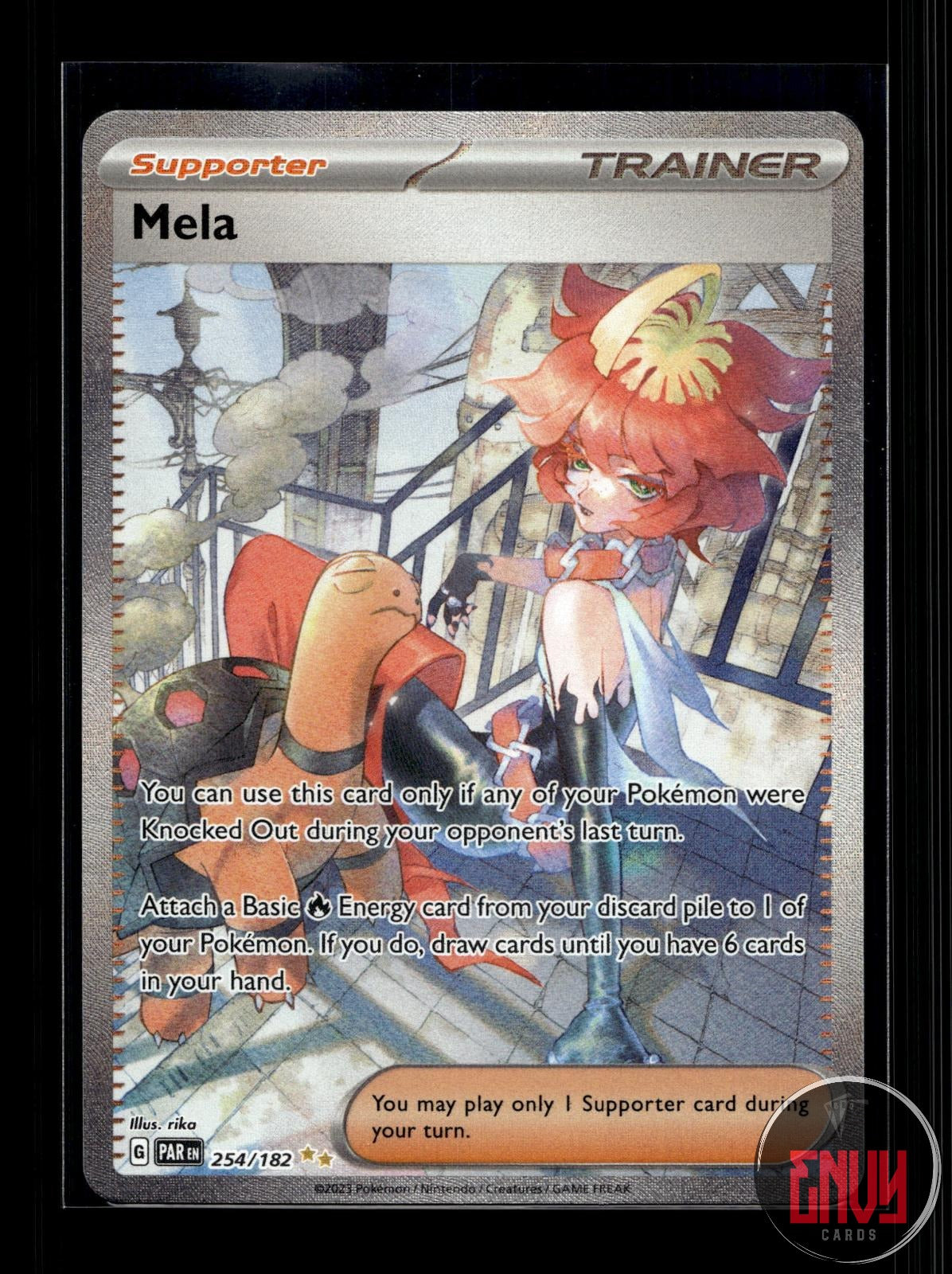Mela LP 254/182 SIR Paradox Rift Pokemon Holo