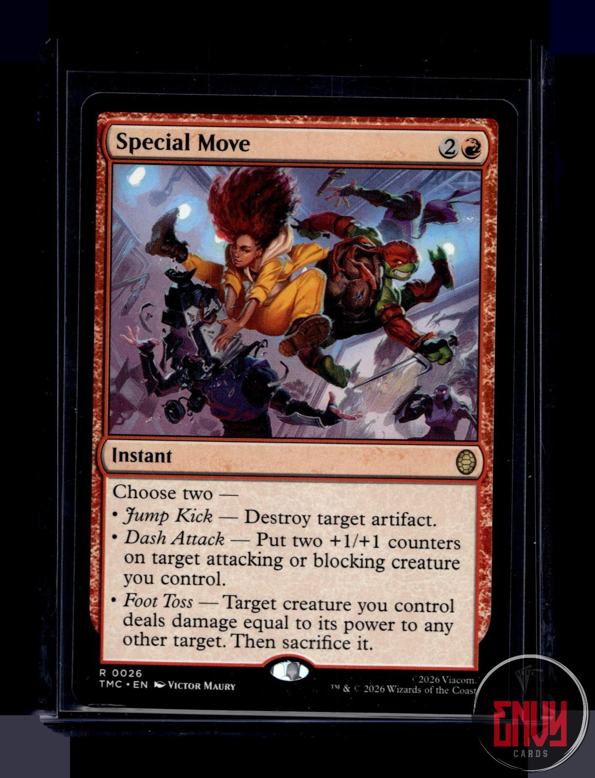 Special Move Lightly Played 26 Rare Commander: Teenage Mutant Ninja Turtles