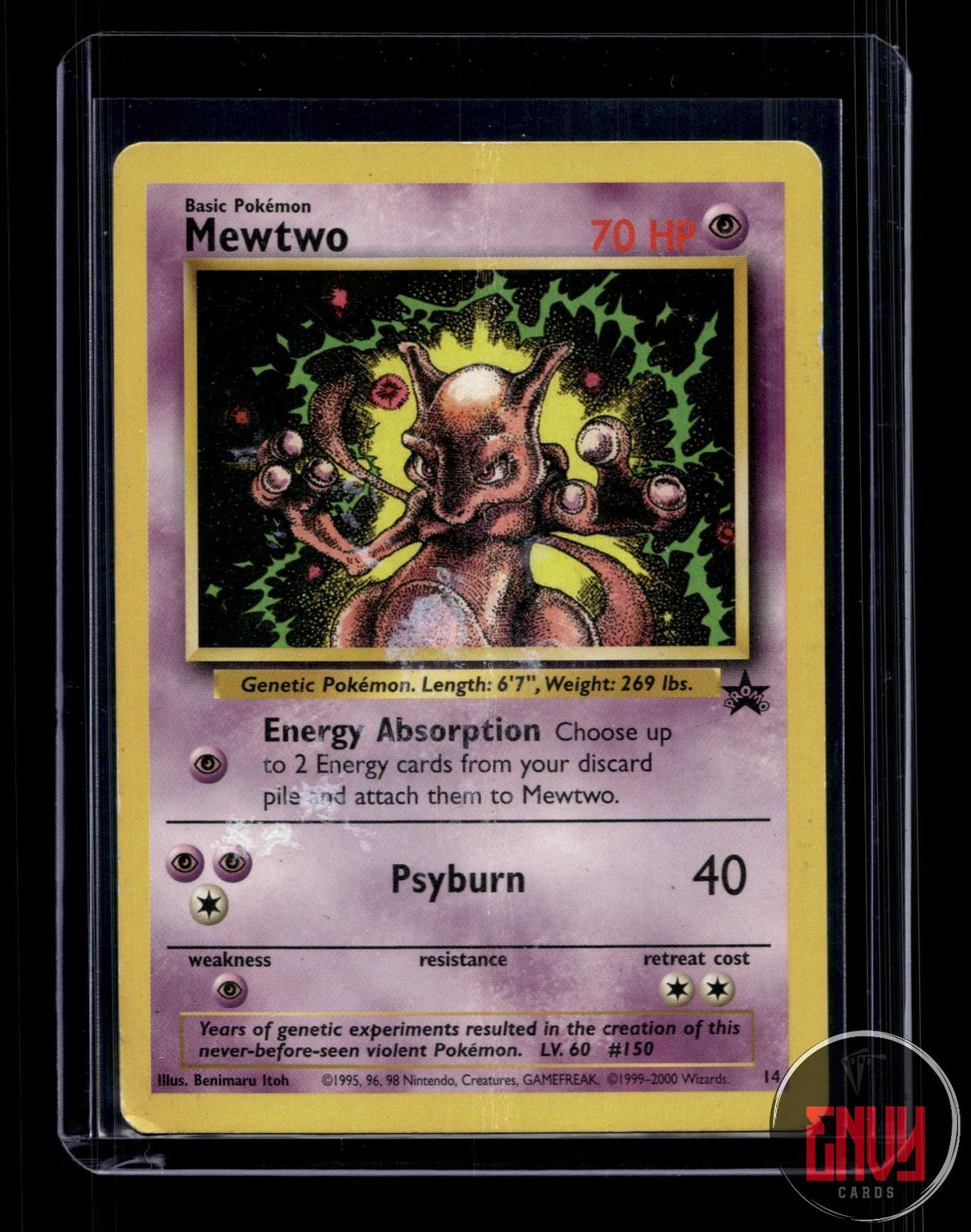 Mewtwo Heavily Played 14 Promo Wizards Black Star Promos Pokemon