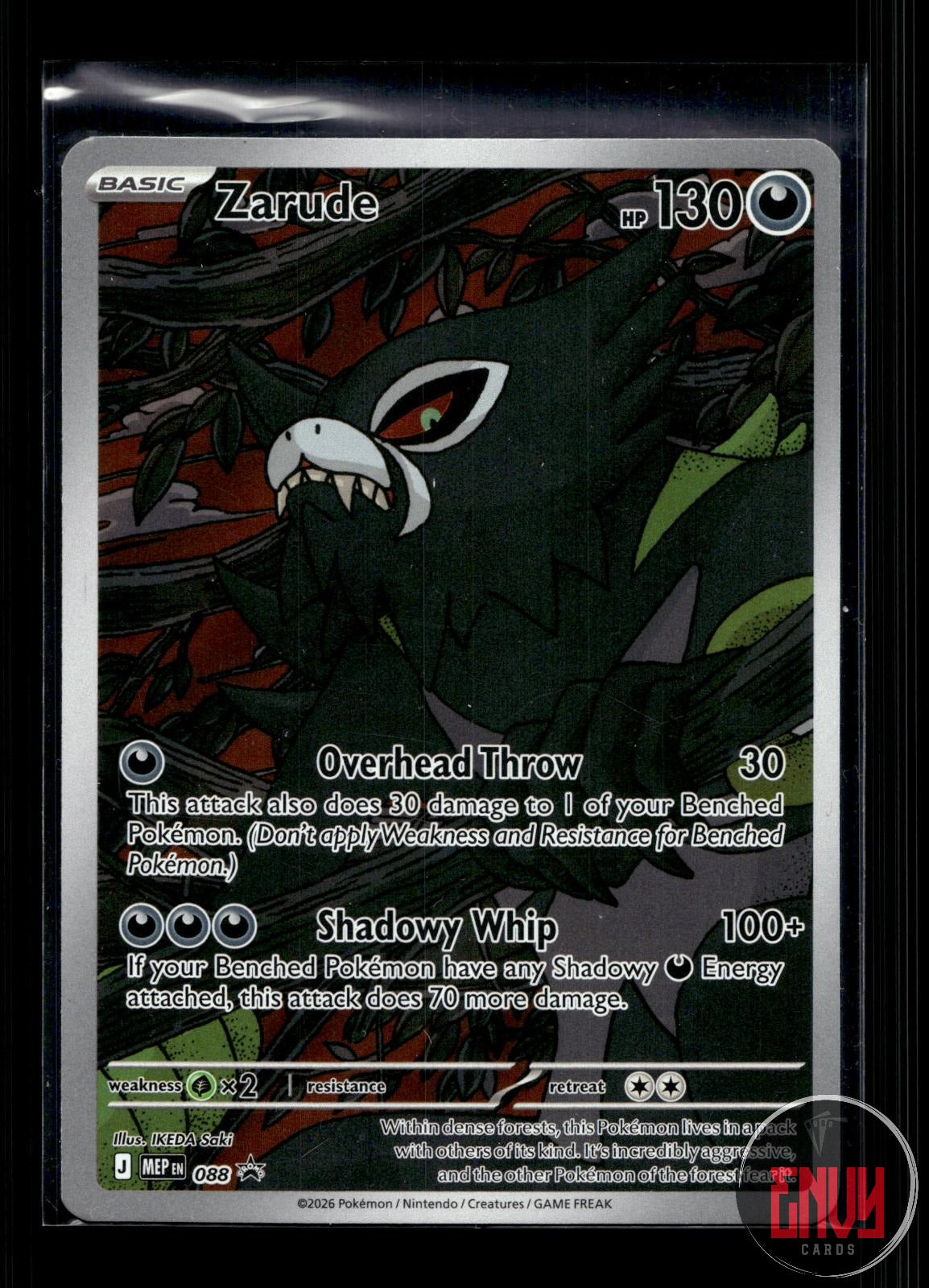 Zarude NM 088 P ME: Mega Evolution Promo Pokemon Holo