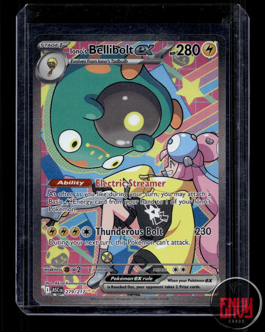 Iono's Bellibolt ex NM 279/217 Ascended Heroes Pokemon Holo
