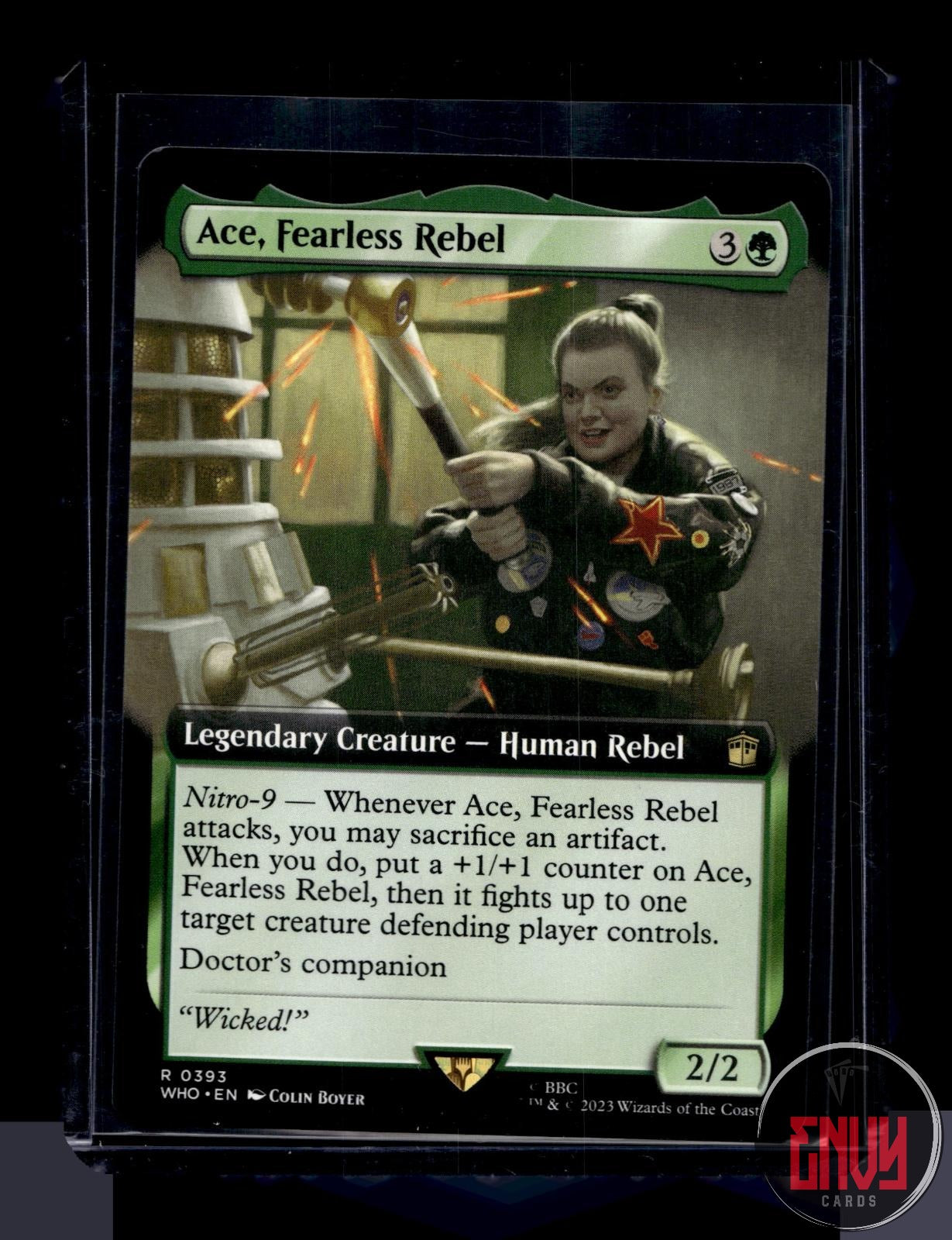 Ace, Fearless Rebel (Extended Art) NM 393 Universes Beyond: Doctor Who 