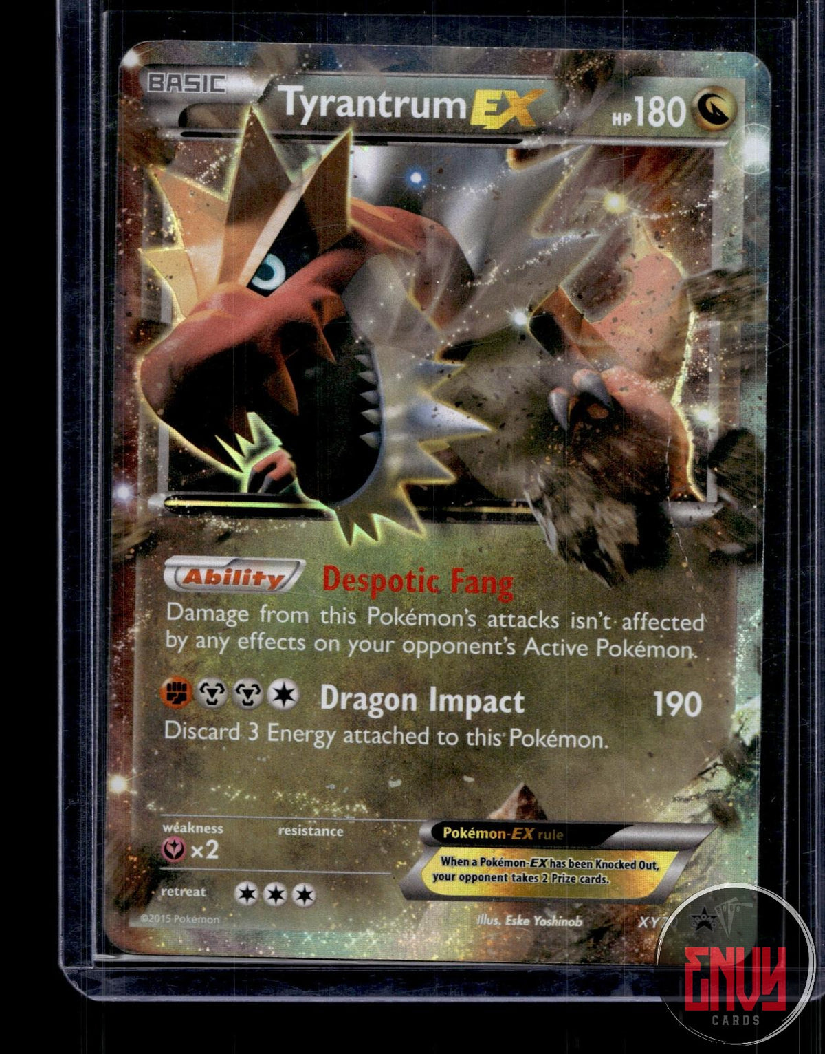 Tyrantrum EX DMG XY70 P XY Promo Pokemon Holo