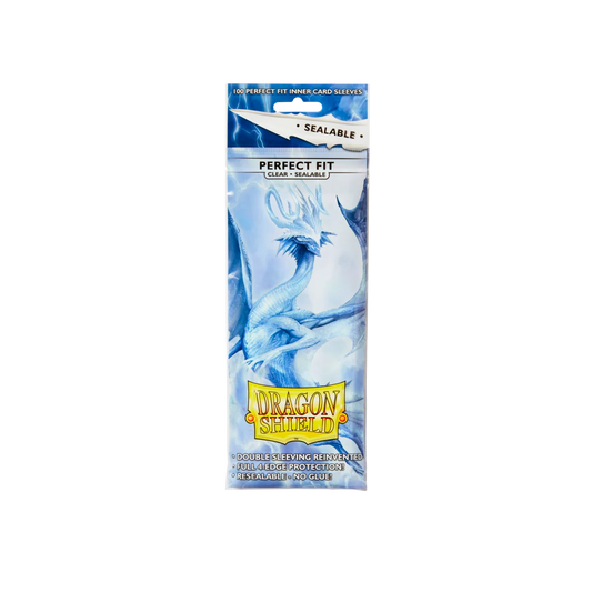 Dragon Shield Sleeves: Perfect Fit Standard Sealable - Clear 100CT