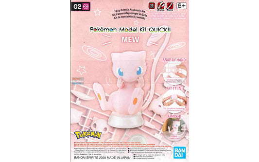 POKEMON MODEL KIT QUICK!! 02 MEW
