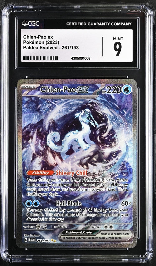Chien-Pao EX SIR Paldea Evoloved 261/193 CGC 9