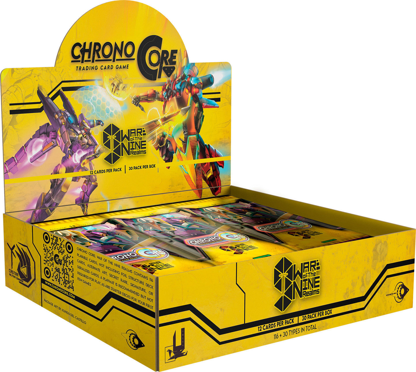 Chrono Core TCG: War of the Nine Realms Booster Display