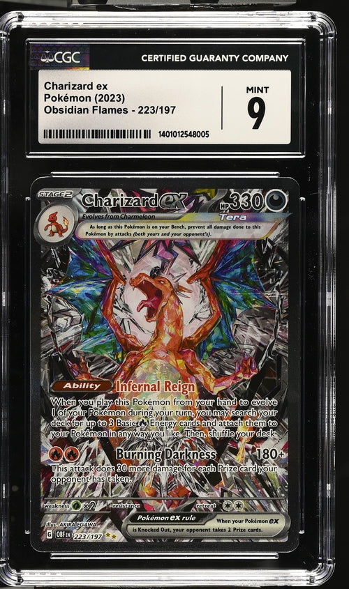 Charizard EX SIR Obsidian Flames 223/197 CGC 9